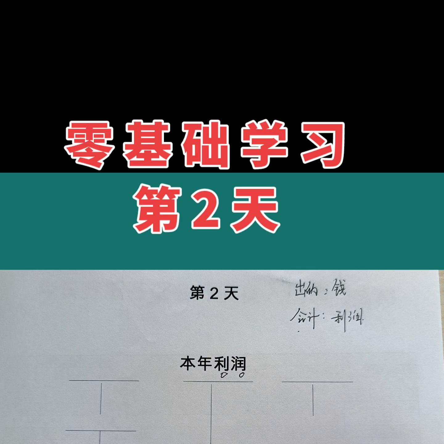 零基础学会计实操账务处理,会计入门基础知识利润
