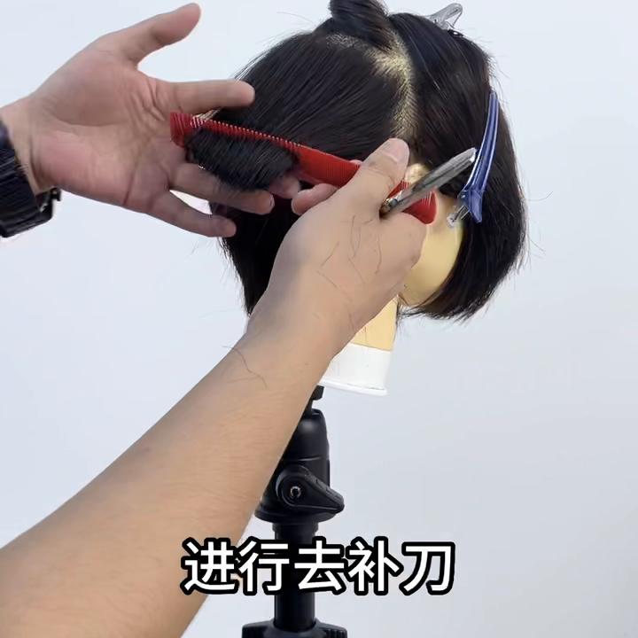 短发打薄技巧男,短发打薄手法