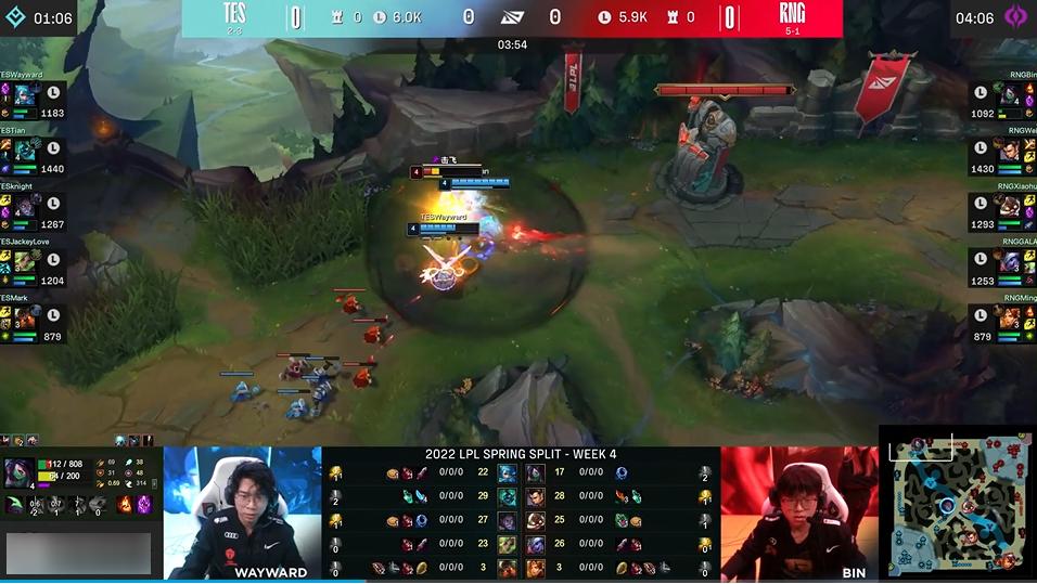 rngtes小虎,rng击败tes小虎一打四