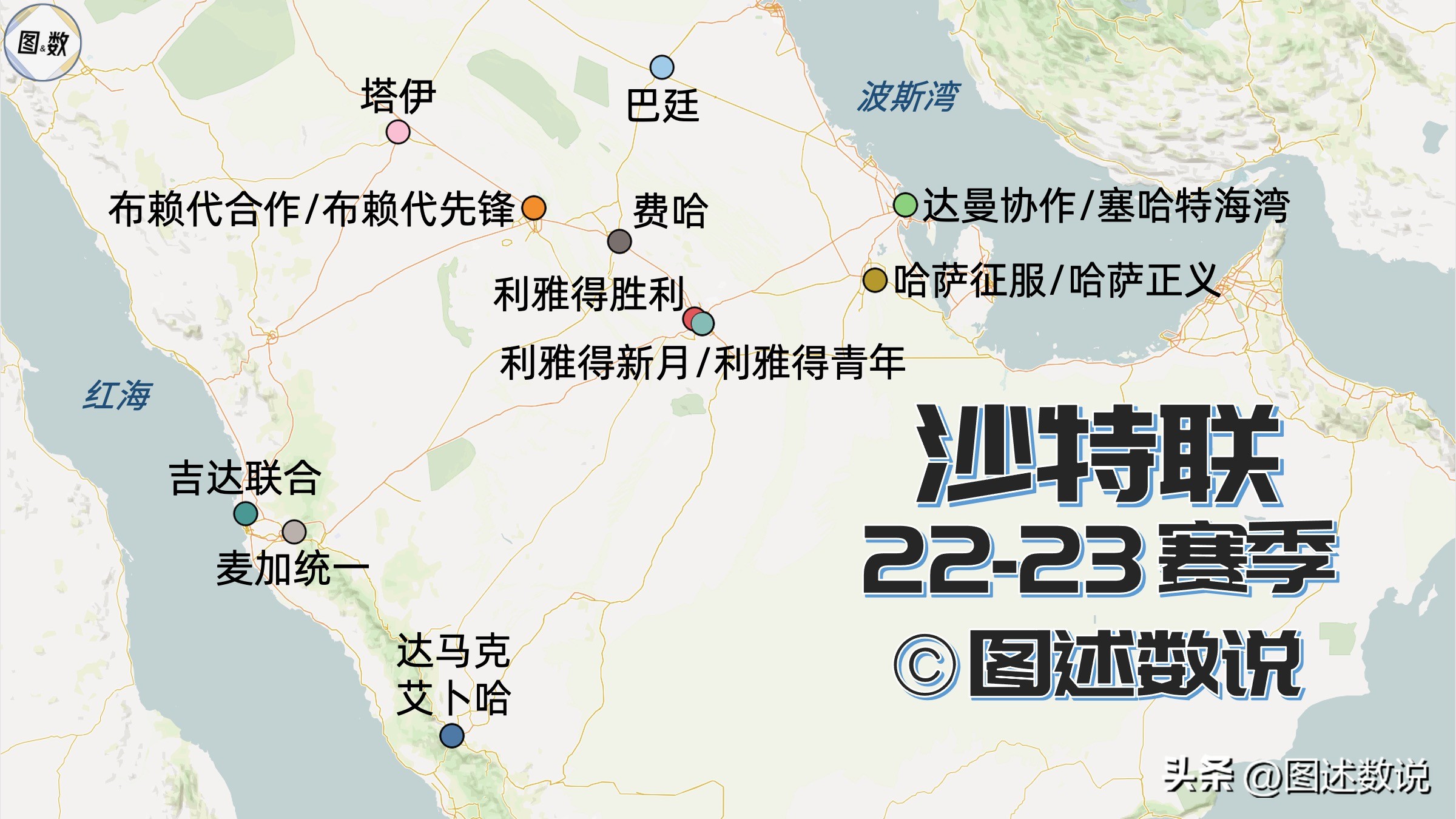 沙特足球联赛地图,沙特足球联赛排名