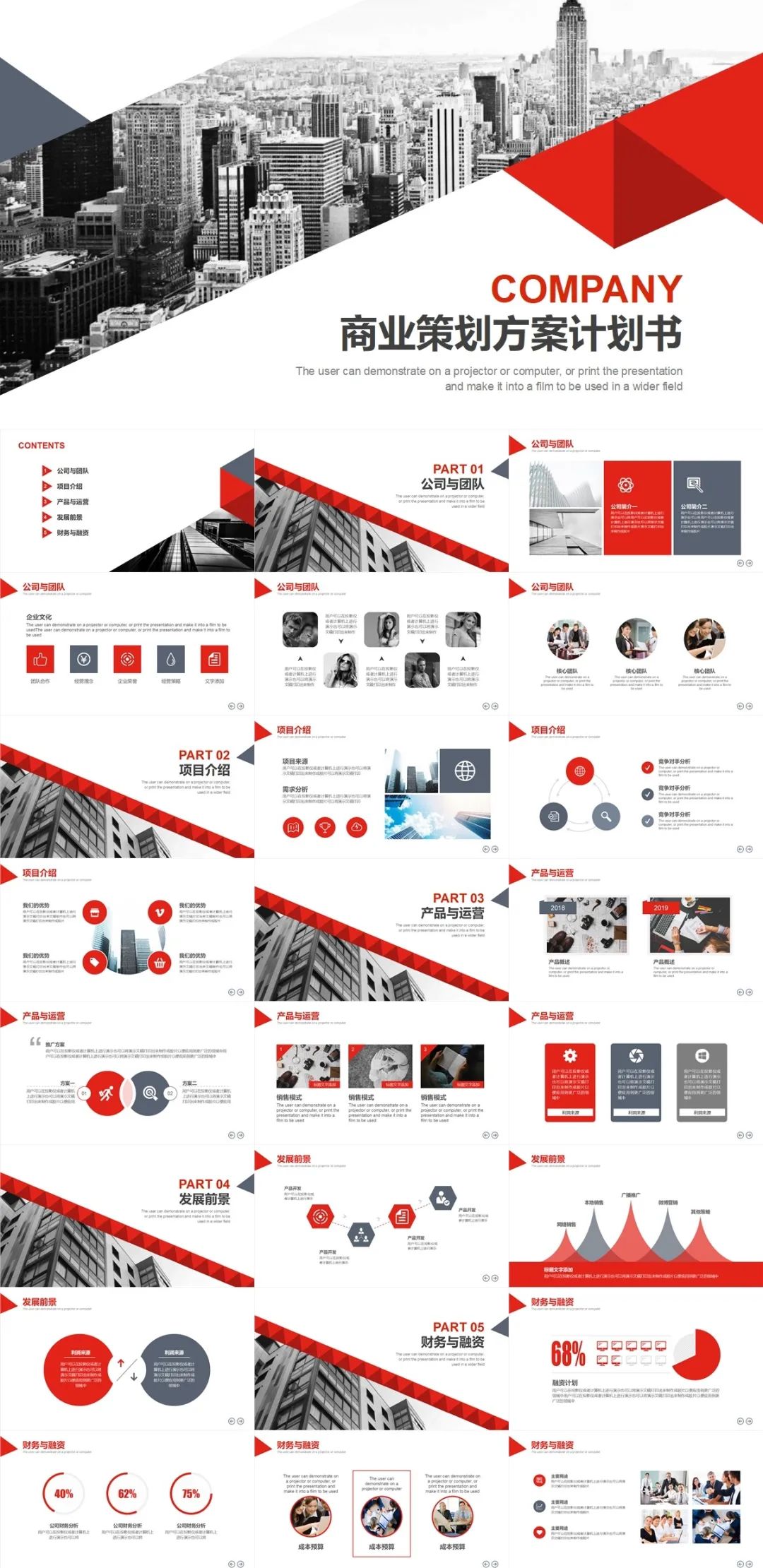 高端大气的商业计划书ppt,商业计划书ppt模板30张