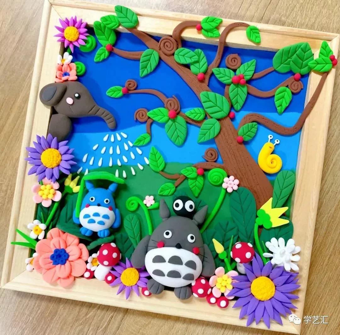 粘土手工让人想不到的超级作品,粘土手工100种简单合集