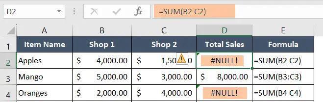 怎么让excel里的null显示空白,excel空格错误提示要怎么解决