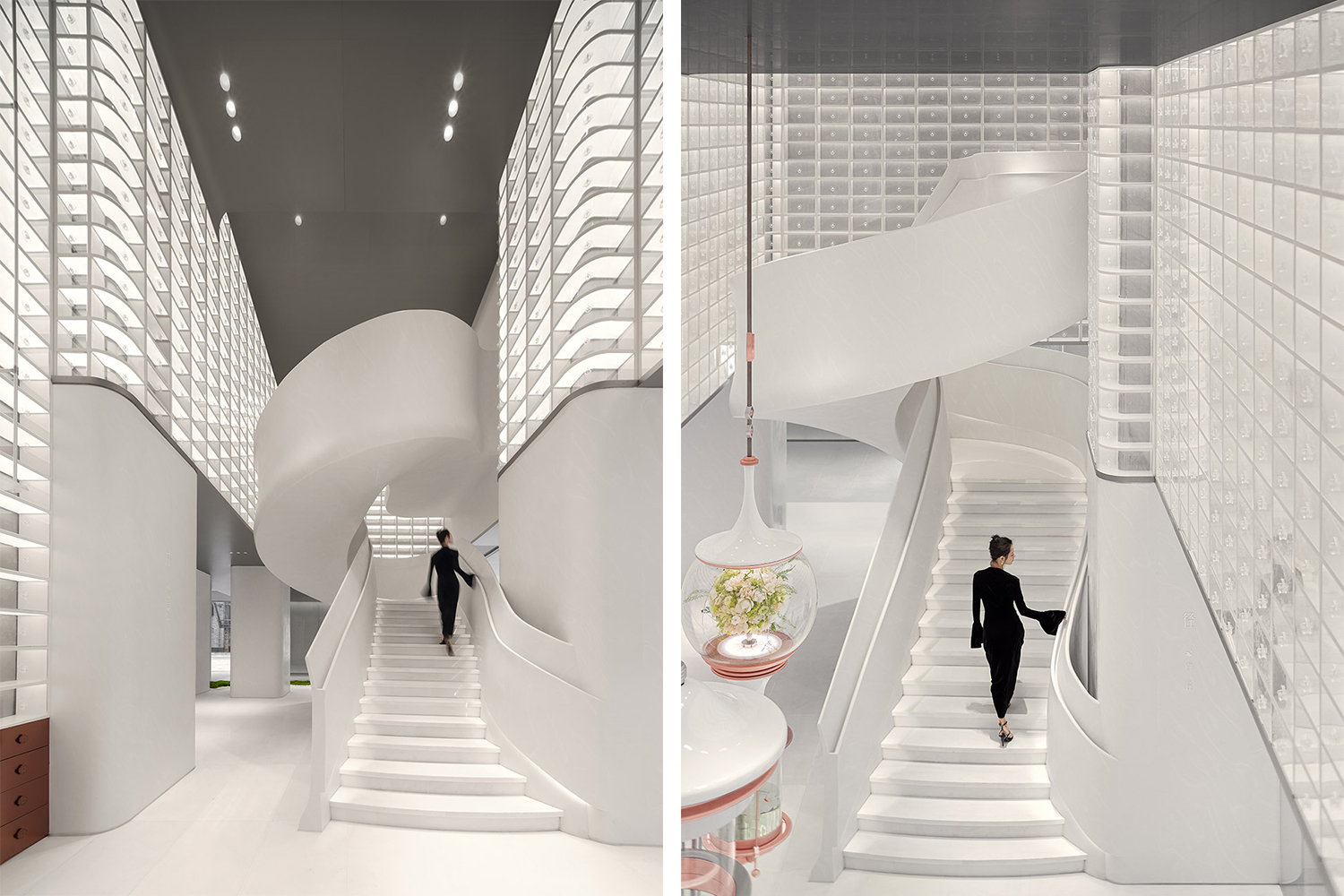 国货之光~花西子全球首店~装修实景图