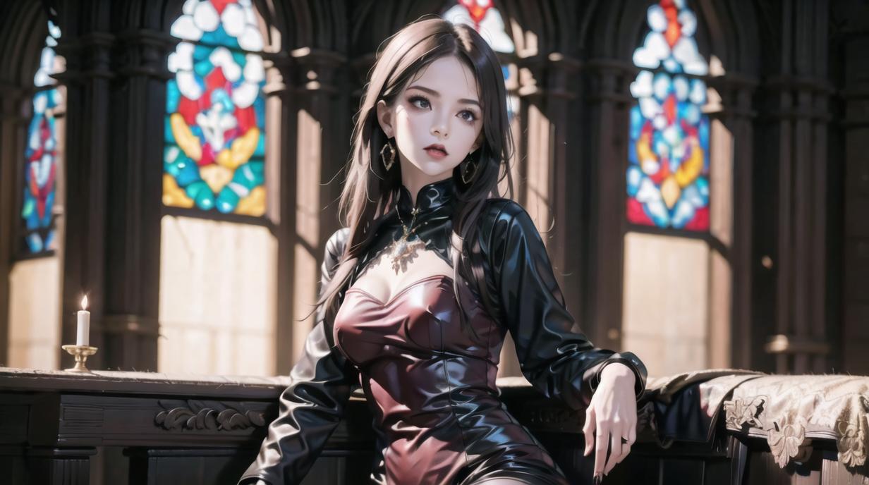 二次元ai女神图片,ai二次元少女美图