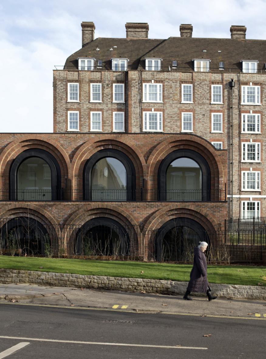 简单爱户型,红砖建筑特殊花样造型