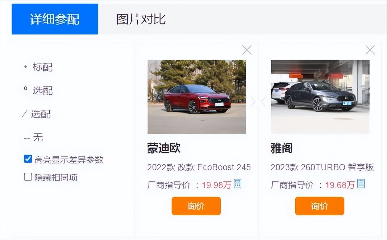 全新雅阁对比新一代蒙迪欧,1.5蒙迪欧和1.5雅阁谁的动力快一些