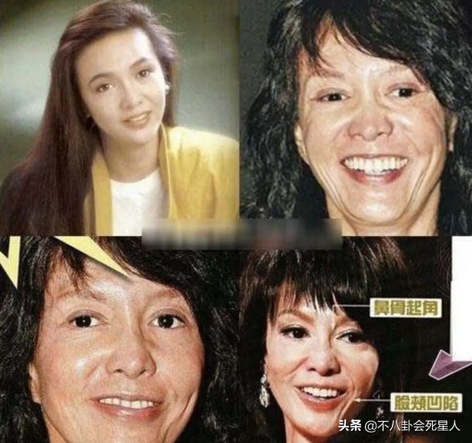 年过三十的女明星今昔对比图,今昔对比70后女星