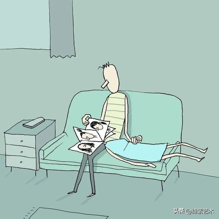 15幅极简插画，画出一个有趣的世界，既抽象又真实