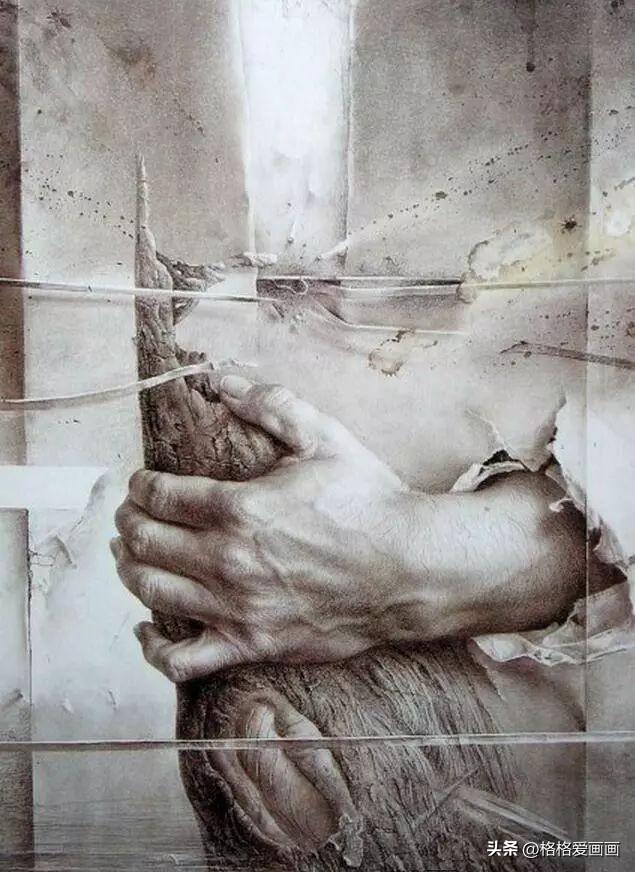 纳兰霍超现实素描,爱德华多纳兰霍的作画风格