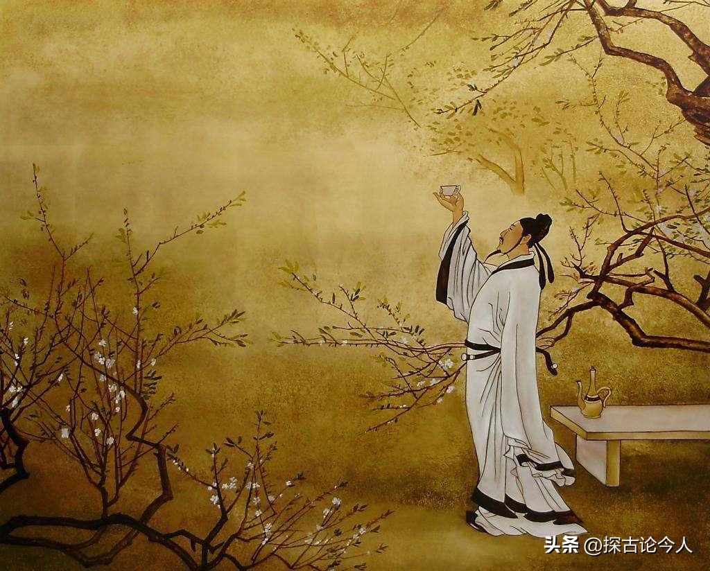 探寻李白诗歌中的意象表达,李白人物写实速写画