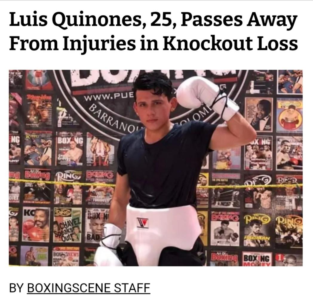 拳手遭300拳重拳后死亡,拳坛死亡事故