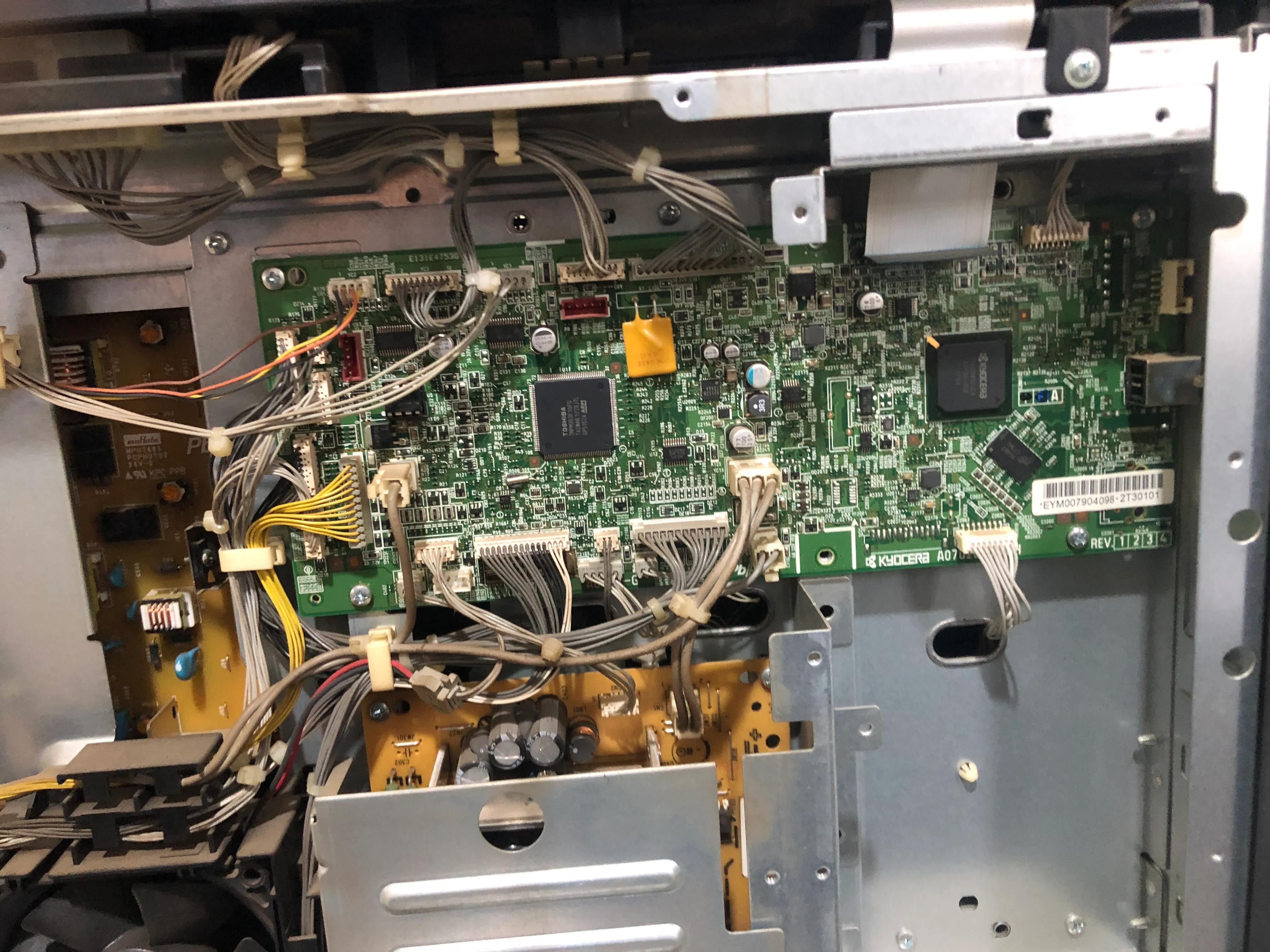 京瓷2010维修教程,京瓷2010拆机更换传感器