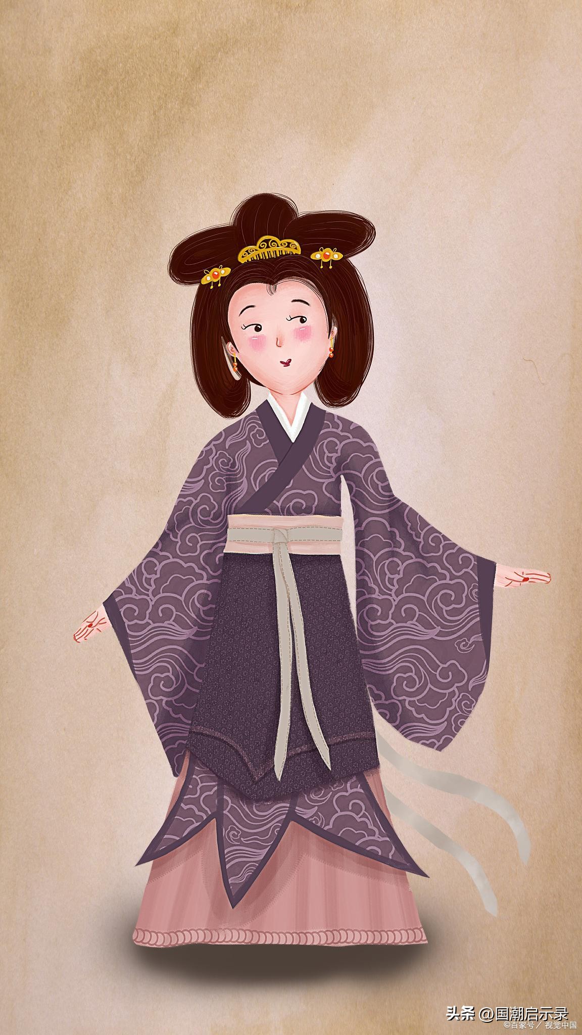 唐朝汉服齐胸襦裙怎么穿不掉,唐朝汉服齐胸襦裙介绍