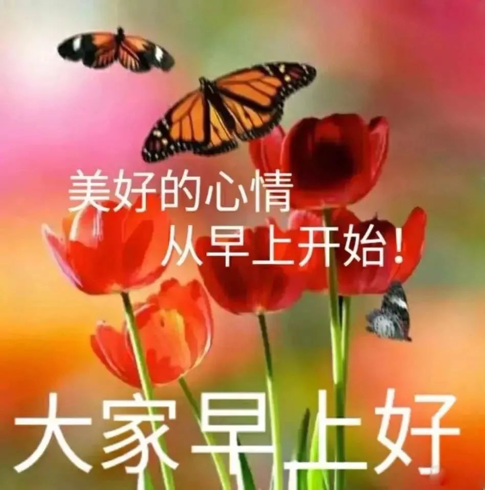 清晨特漂亮早上好祝福语动态图片,最新漂亮早上好祝福语动态表情图