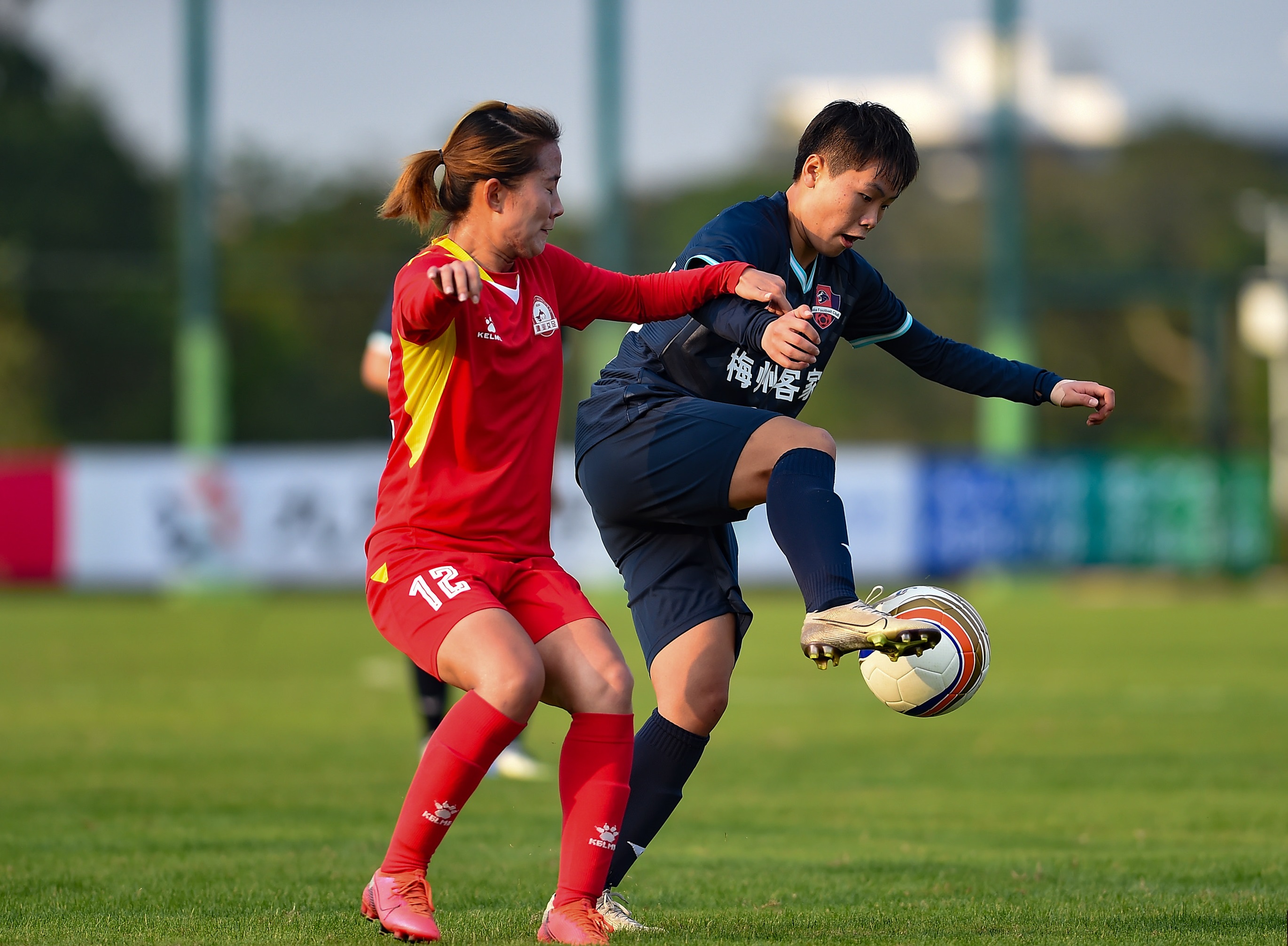 女足女超联赛精彩瞬间,女足东亚杯王霜角球助破门