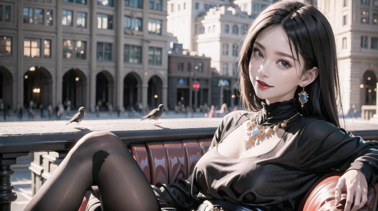 二次元ai女神图片,ai二次元少女美图