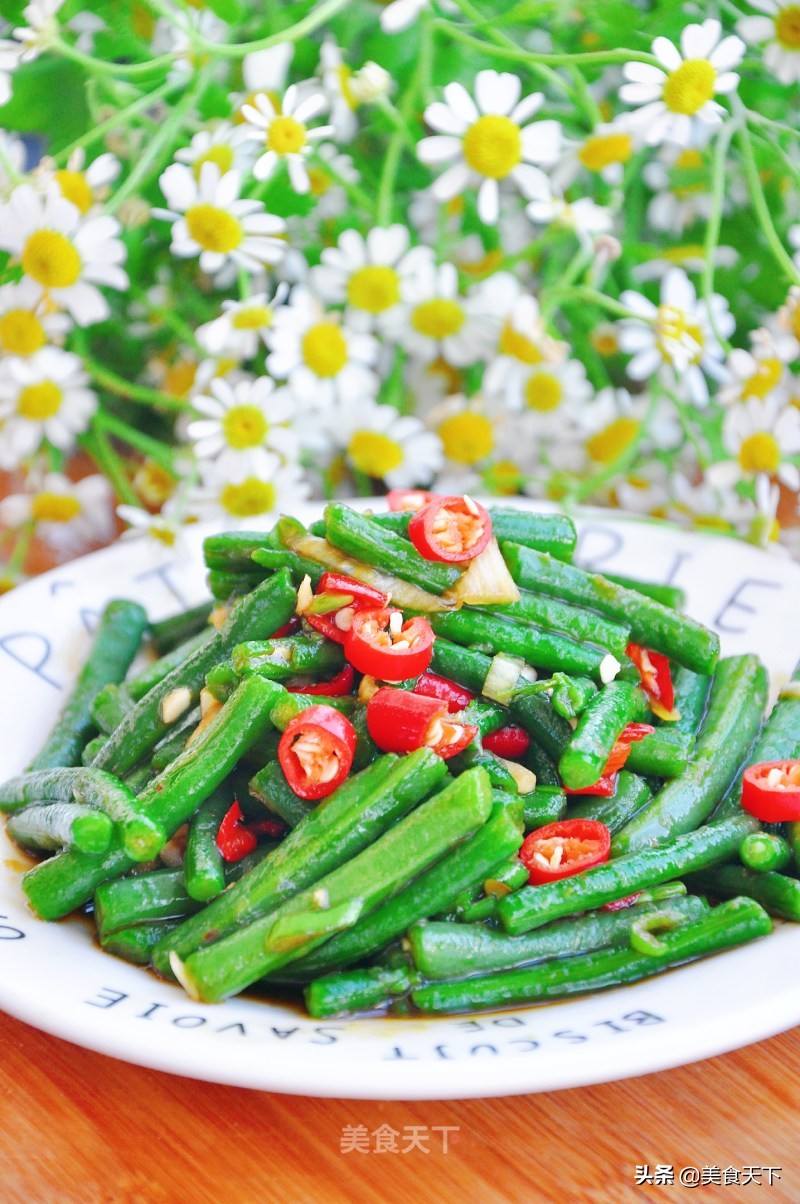 豇豆怎样做既可以当饭又可以当菜,家常豇豆的做法配什么更好吃