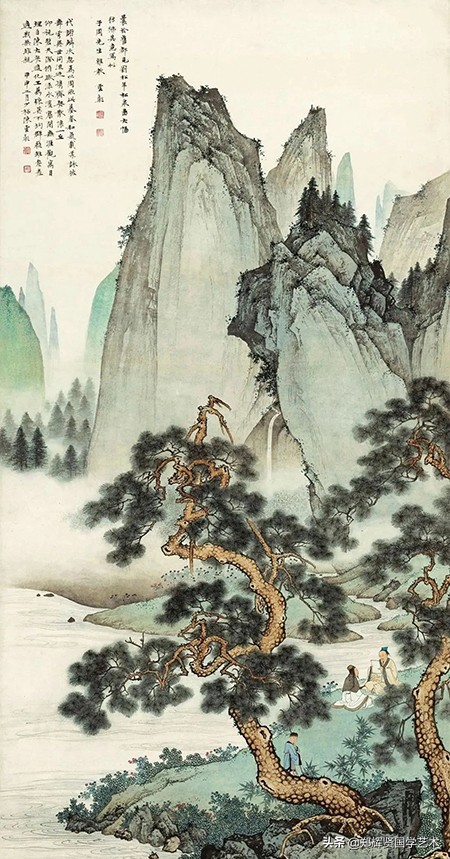 一年四季冰消万物新，几树梅花喜鹊唱殷勤