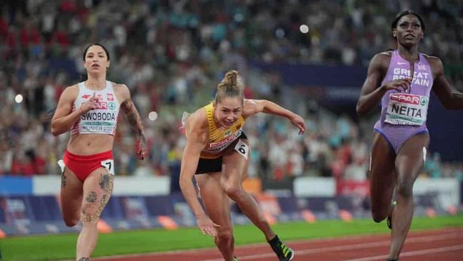 10秒99！新星卢肯坎佩尔爆冷夺得欧洲冠军，强于亚洲百米水平