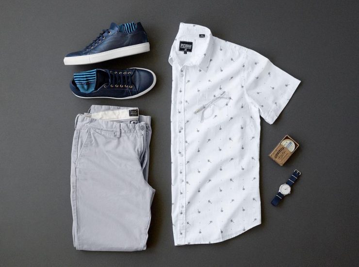 夏日男士衬衫穿搭,中青年男士夏日穿搭