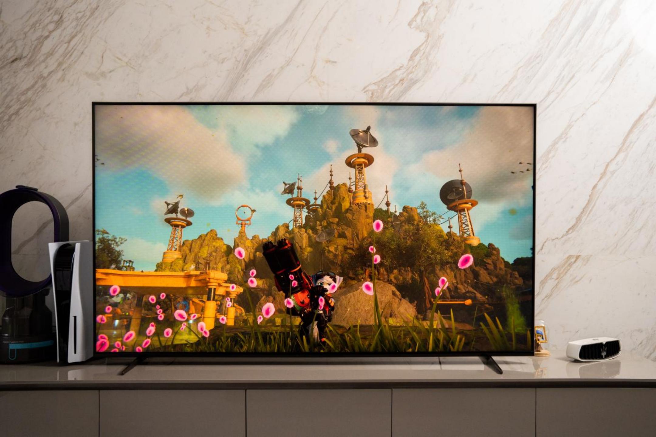 索尼8k电视游戏机ps5,索尼电视90k玩ps5怎么调成4k画质