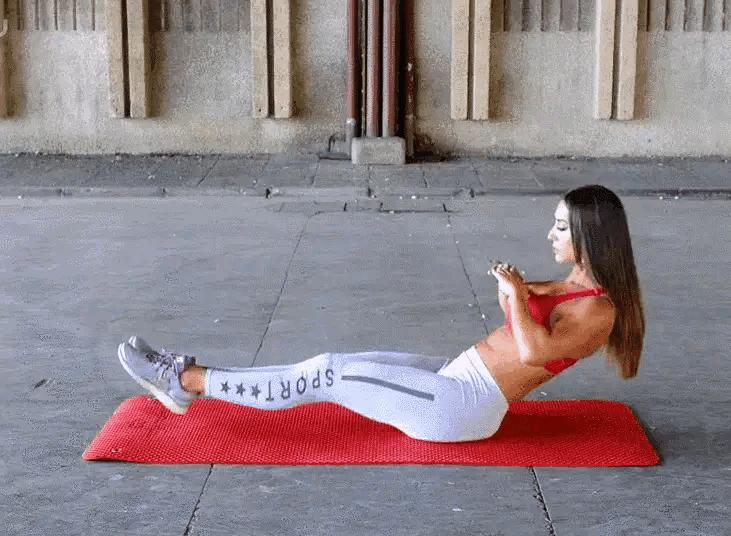 腹肌练习动作快速练完美的腹肌,腹肌锻炼方法马甲线难度