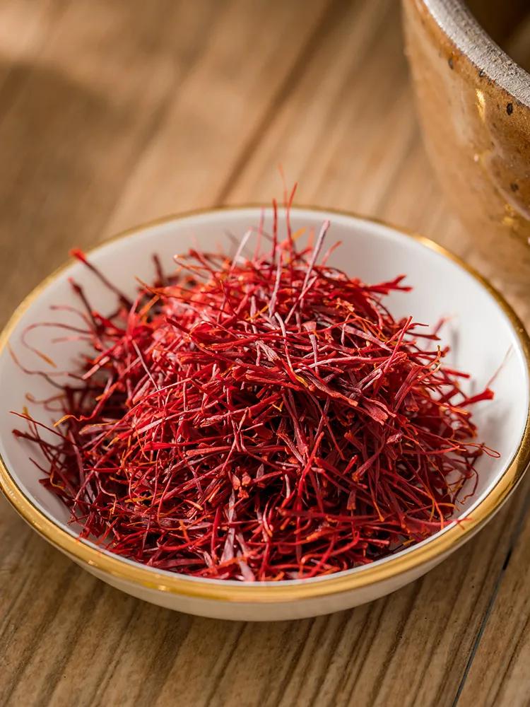 中草药识别红花,中药中的红花图片