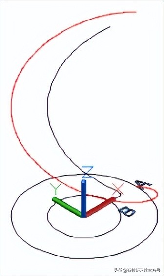 cad三层旋转楼梯平面图,地下旋转楼梯设计尺寸详图cad