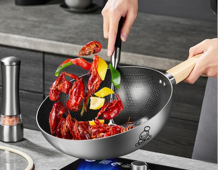 锅具2023推荐,炊大皇锅具套装麦饭石色b50052