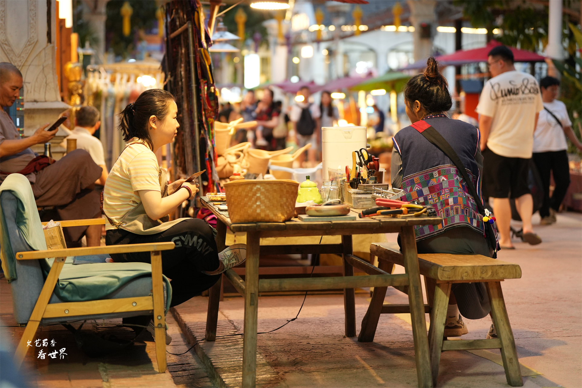星光夜市艺术旅拍,西双版纳星光夜市拍照攻略