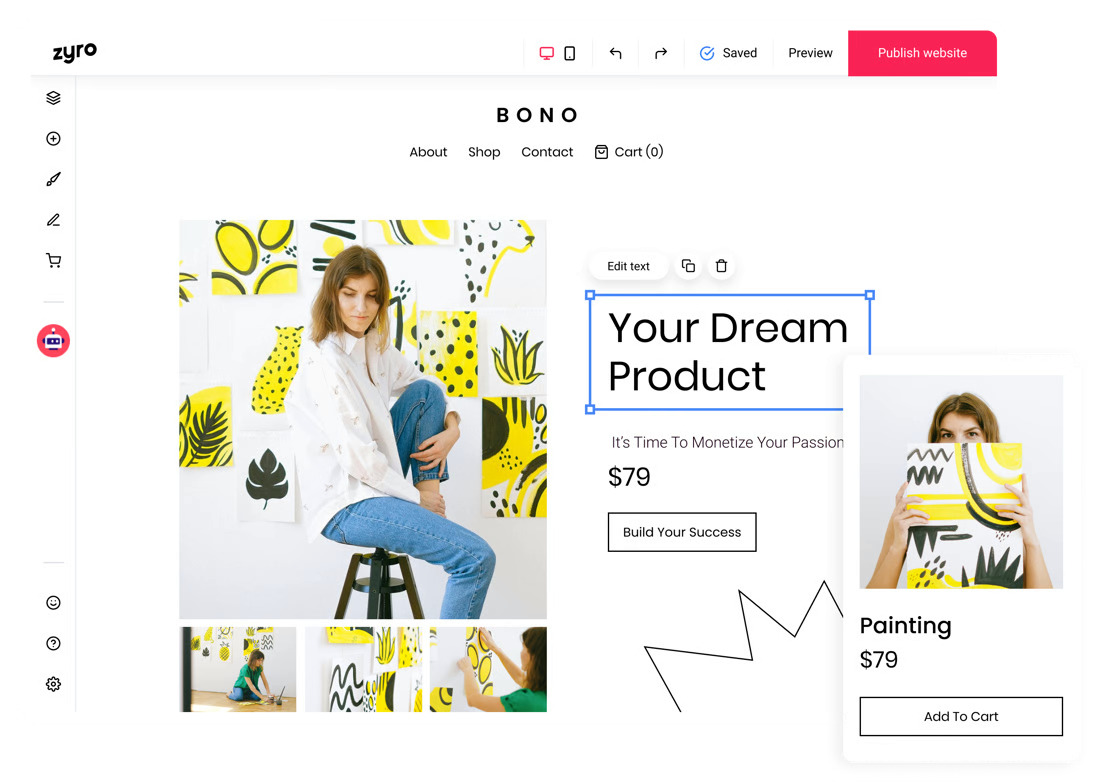 傻瓜可视化网页制作,人工智能实时生成html