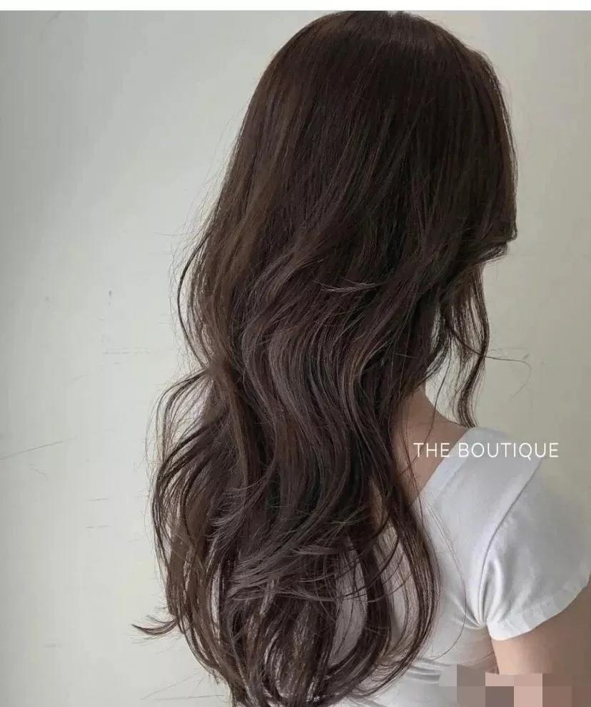 中长发高层次烫发中年人,高层次中长发发型烫发教程