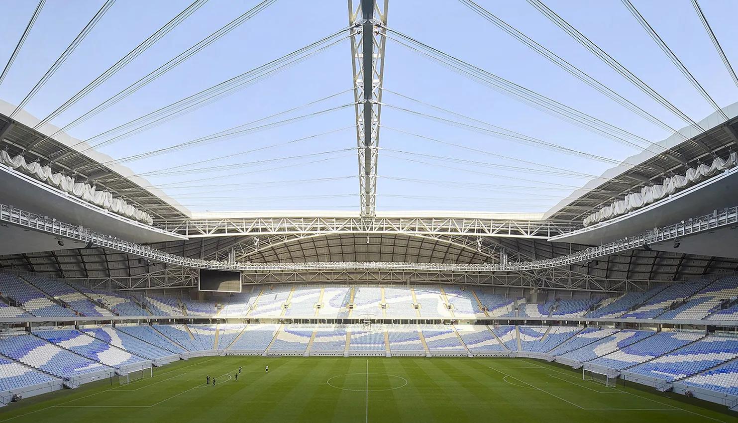 卡塔尔世界杯体育场,卡塔尔世界杯开幕式回看