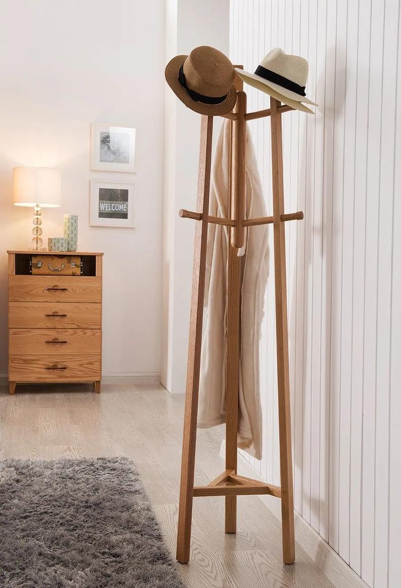 别致优雅衣帽架,衣帽架怎么摆最合适