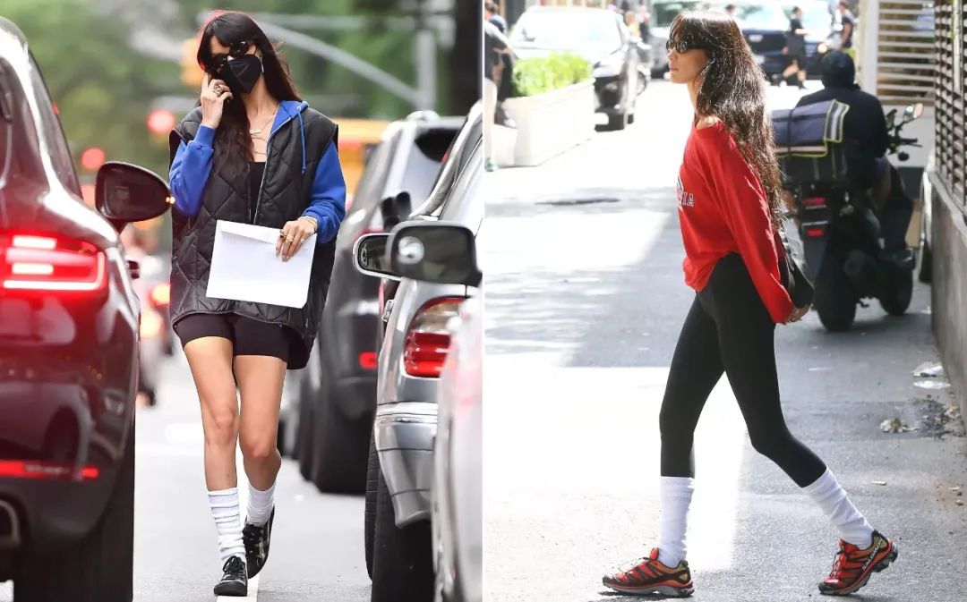 袜套堆堆袜穿法教程,袜套堆堆袜休闲怎么穿