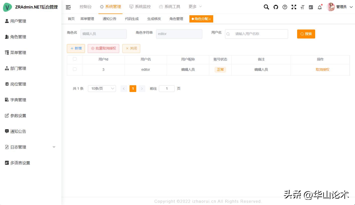 开源一套简单通用的后台管理系统,推荐一套开源通用后台管理系统