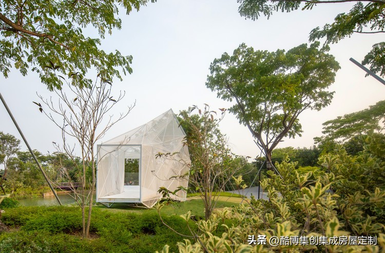 新加坡空气网亭，3D打印的不锈钢‘灯笼’/AIRLAB