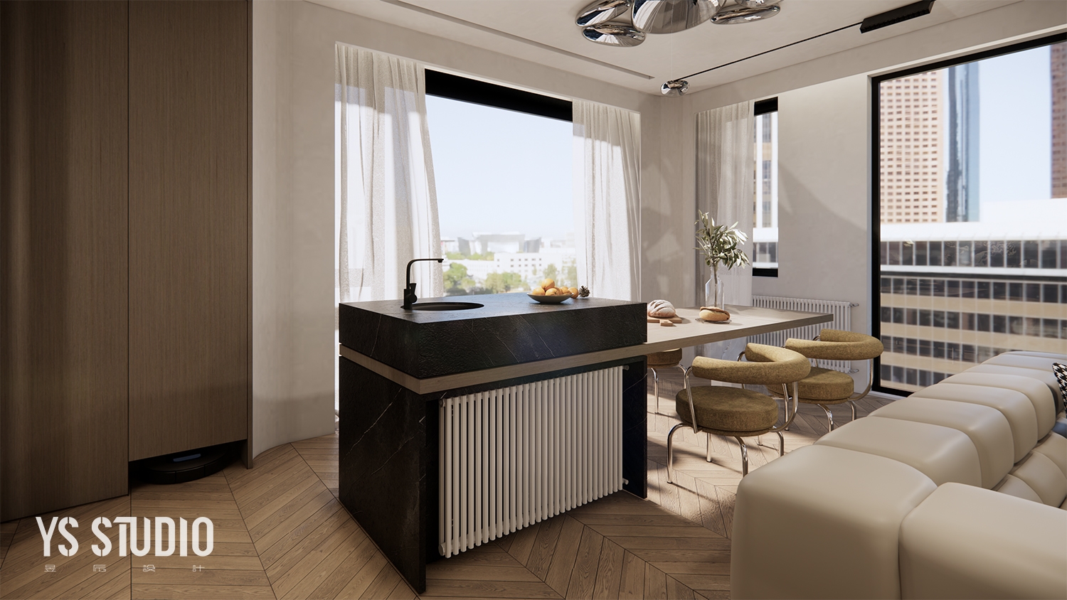 万科御澜道四期三房极简风格,万科御澜道精装房