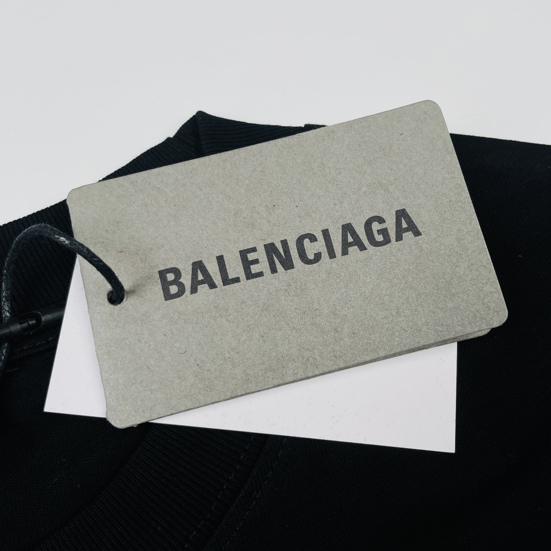 巴黎世家经典款短袖balenciaga,balenciaga巴黎世家小熊印花宽松