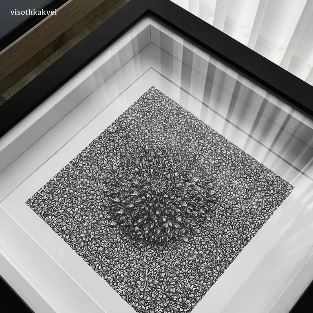 治愈强迫症的画,看了让人强迫症发作的画