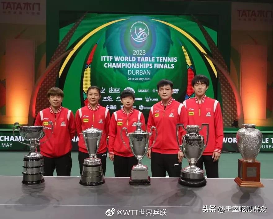 中国乒乓球王楚钦夺冠,中国乒乓孙颖莎夺冠