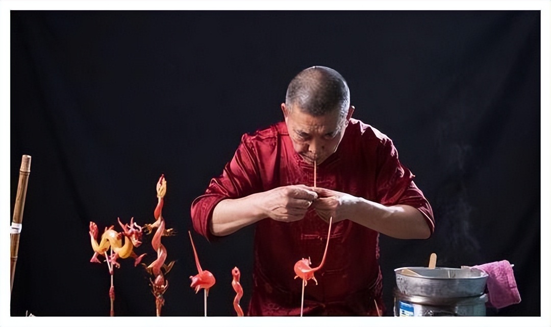 民间艺术吹糖人的发明者 (吹糖人是中国民间传统艺术吗)