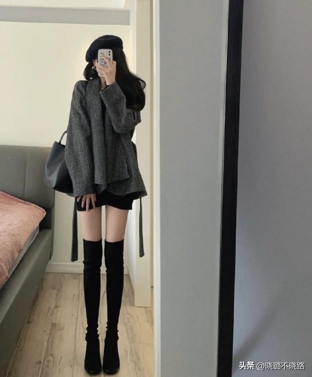 “过膝靴”买了却不会搭？教你3种搭配套路，既显高显瘦还洋气