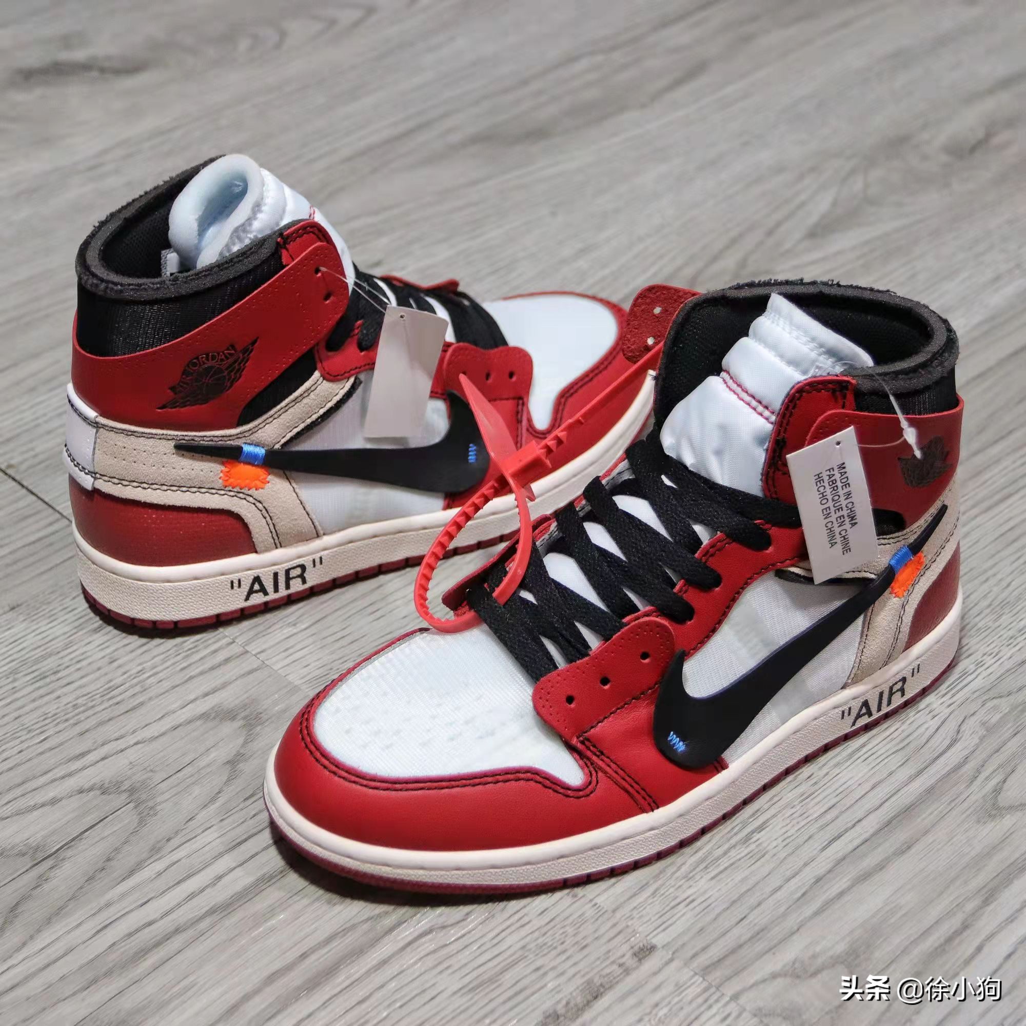 aj1offwhite联名鞋,潮鞋开箱好物推荐