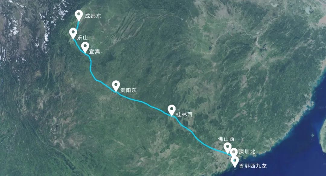 成都通香港的高铁,成都直通香港高铁开通