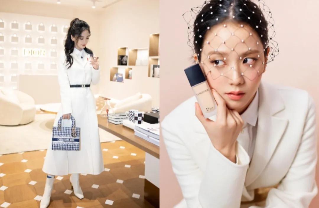 angelababy连穿6件dior高定,angelababy秀智同款礼服