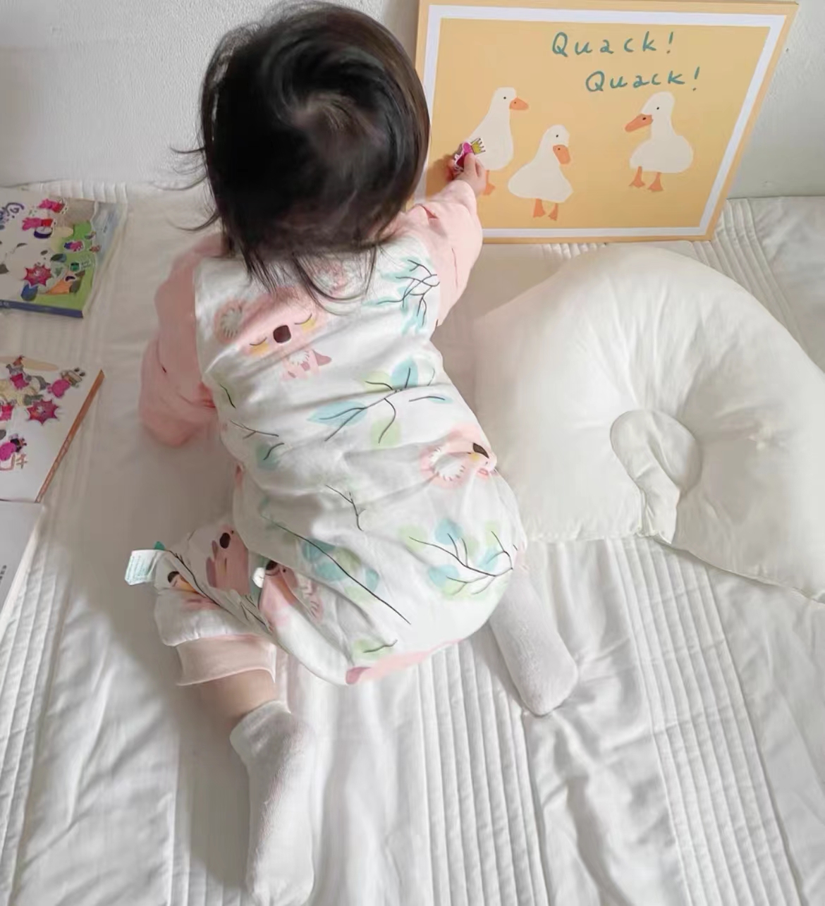 孩子睡袋透气性哪家好,孩子睡袋夏天纯棉