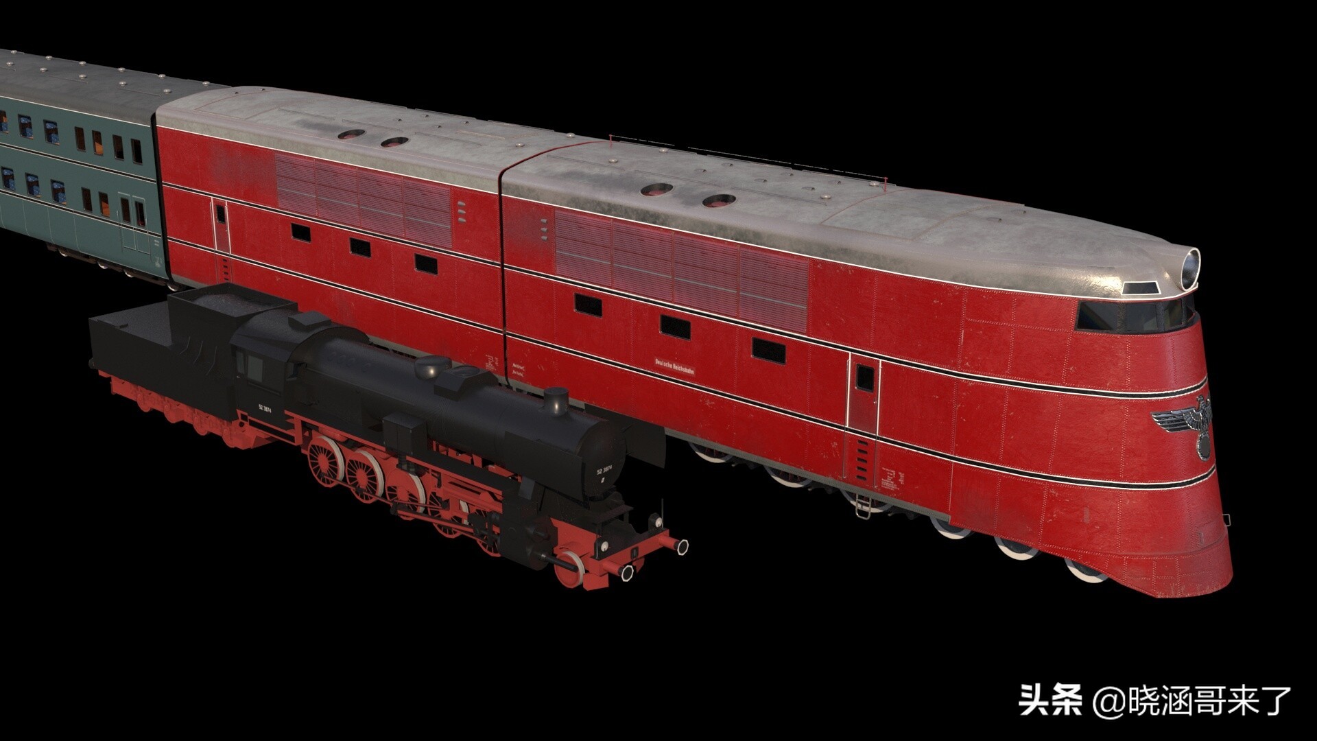 德国一战前铁路建设计划,二战德国超级列车