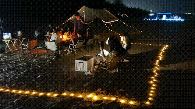 江东打卡｜漫步十里金滩看江东海天一色